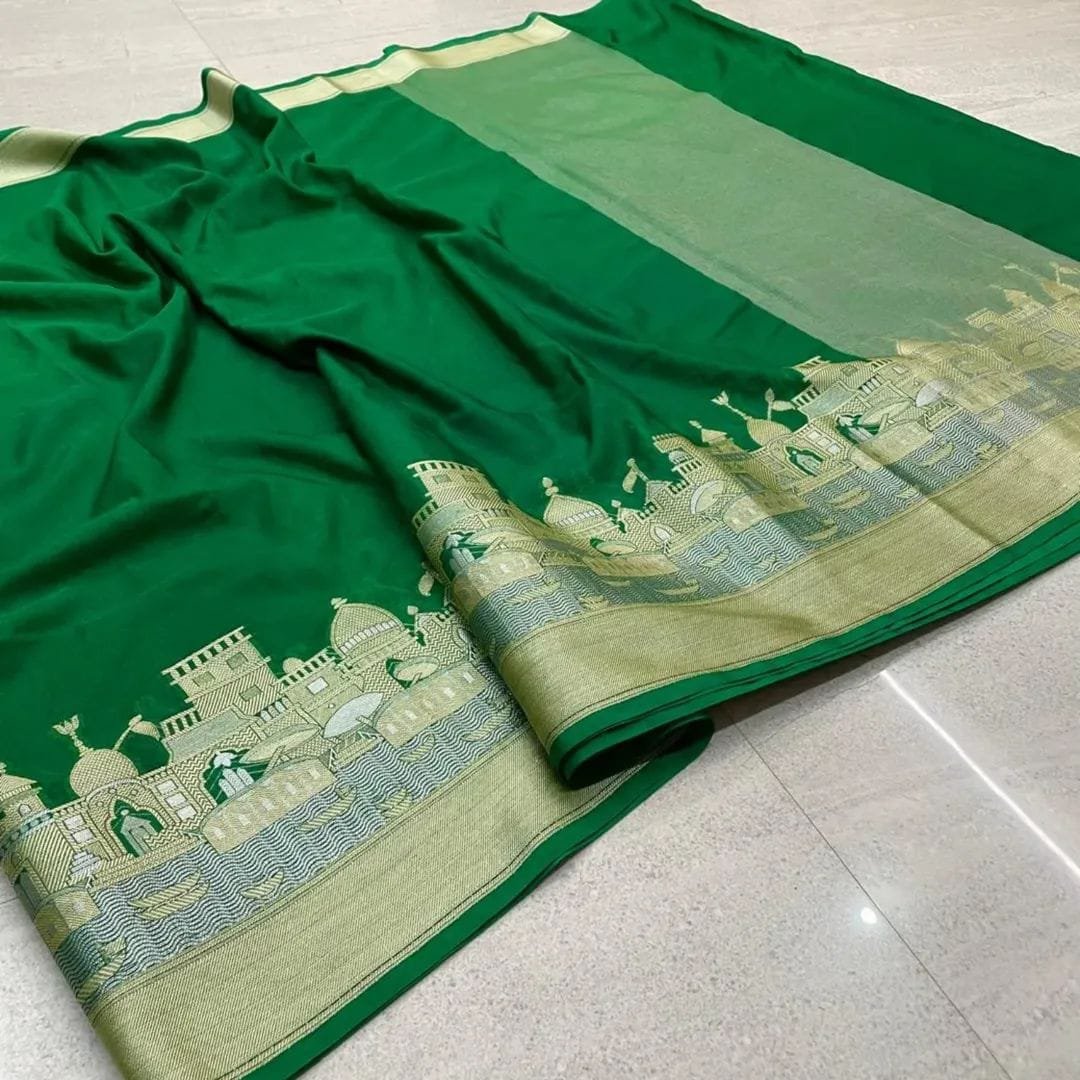Ganga Ghat Warm Silk Saree