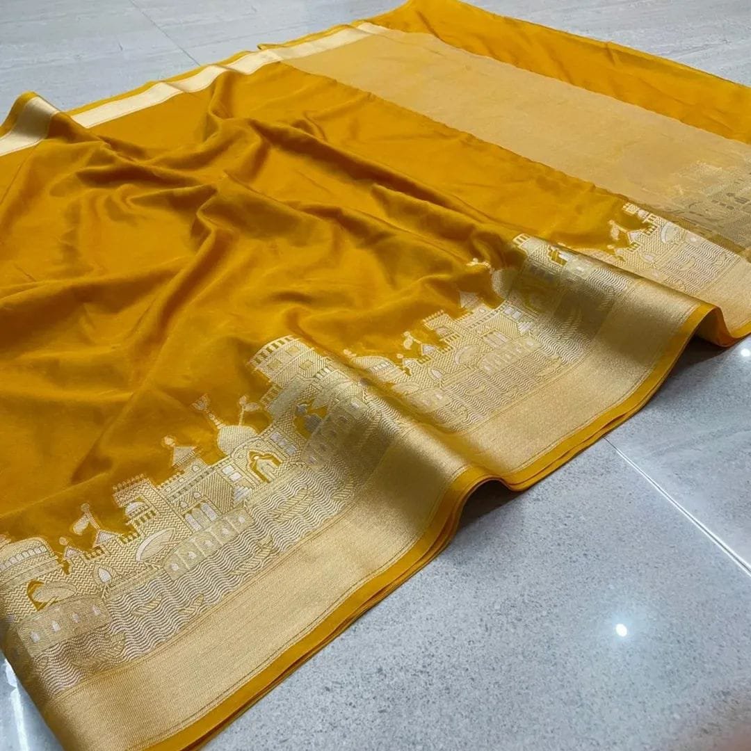 Ganga Ghat Warm Silk Saree