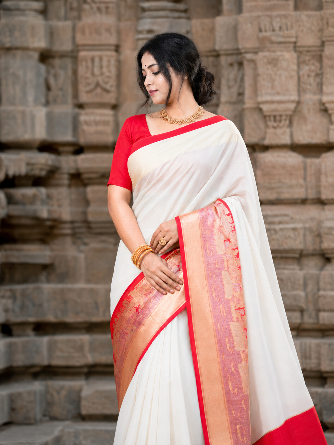 Aradhya Ghat Warm Silk Saree