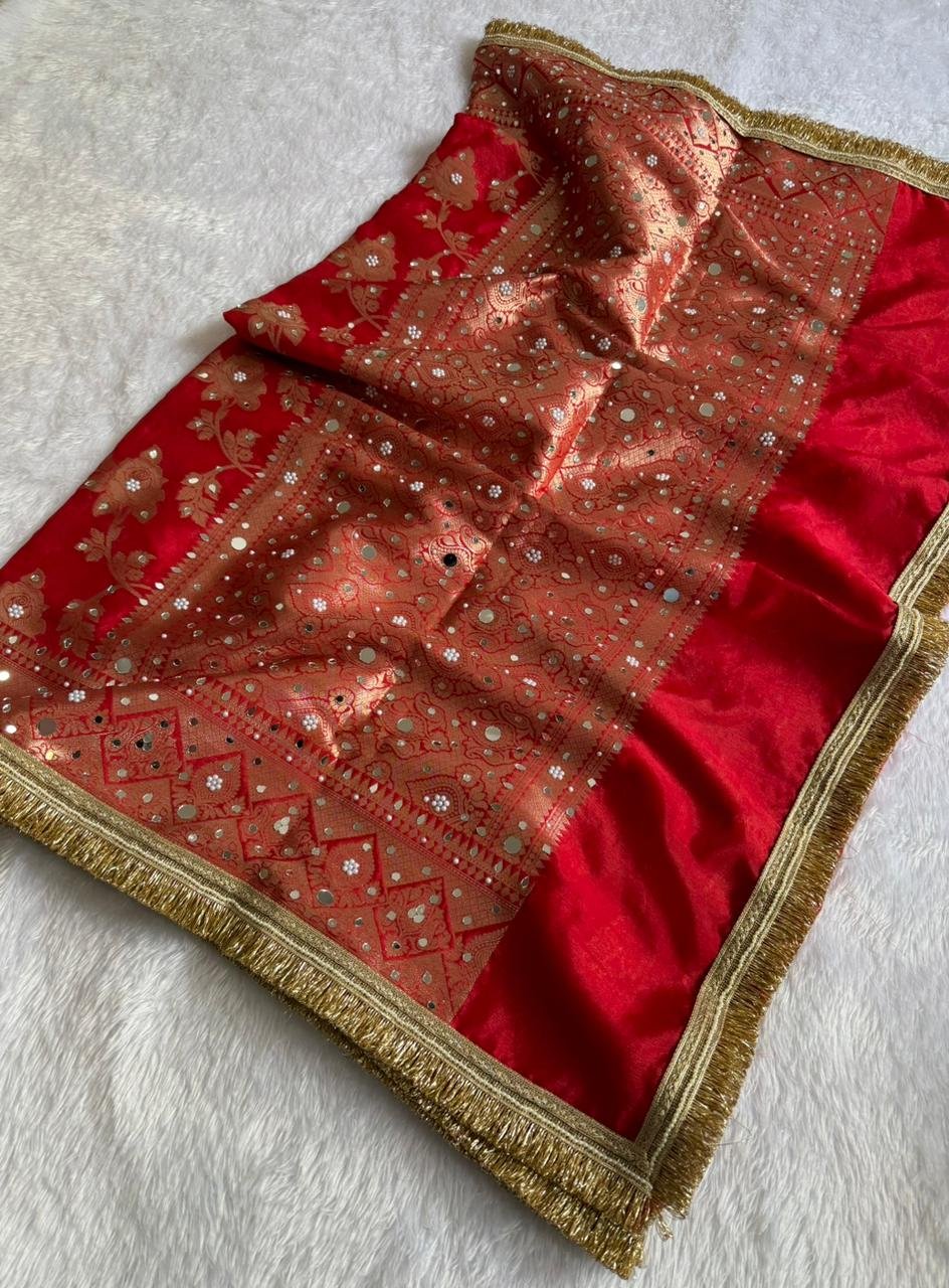 Raktanjali Royal Warm Silk Saree
