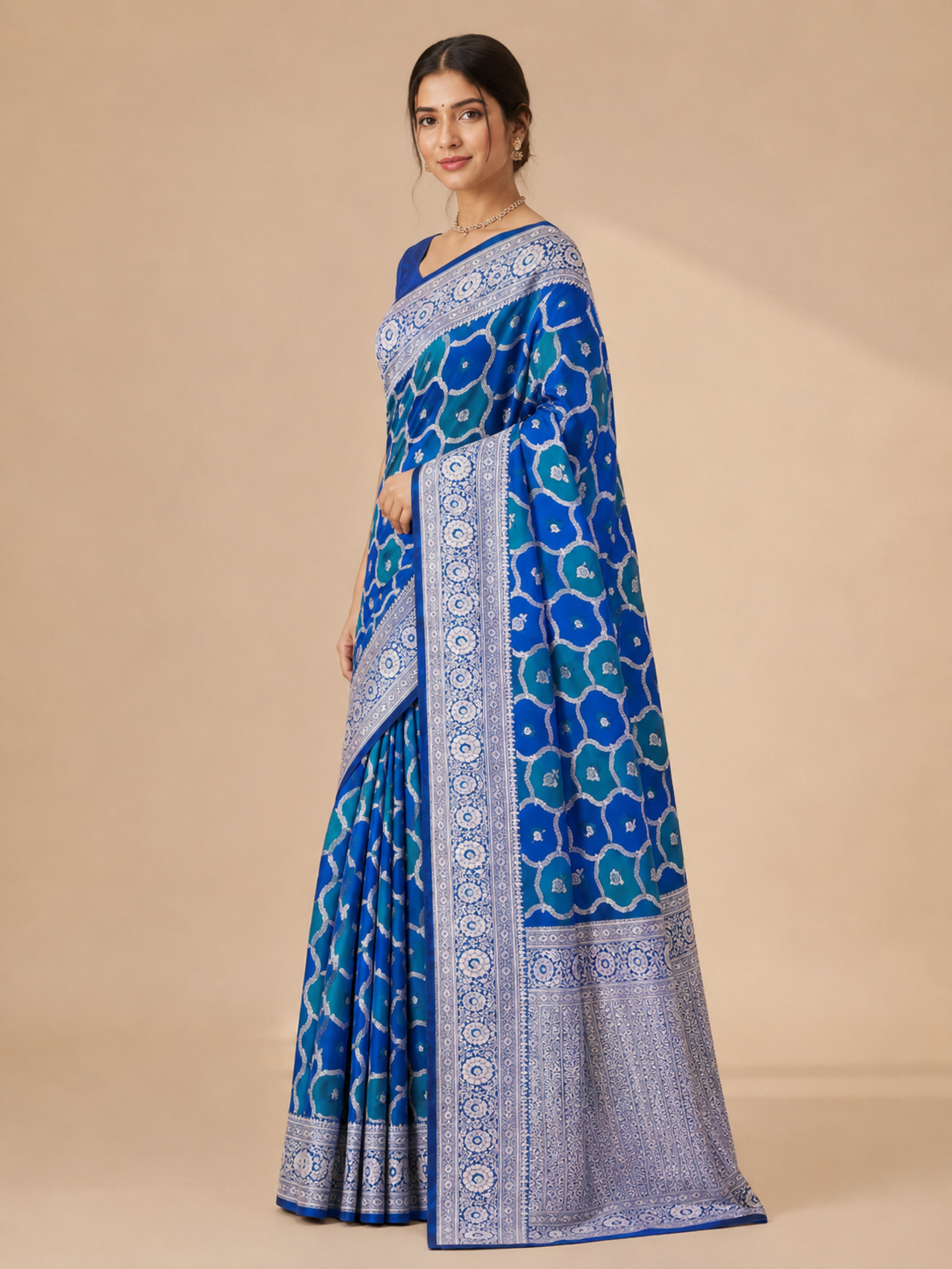 Rajranga Banarasi Mashru Katan Saree