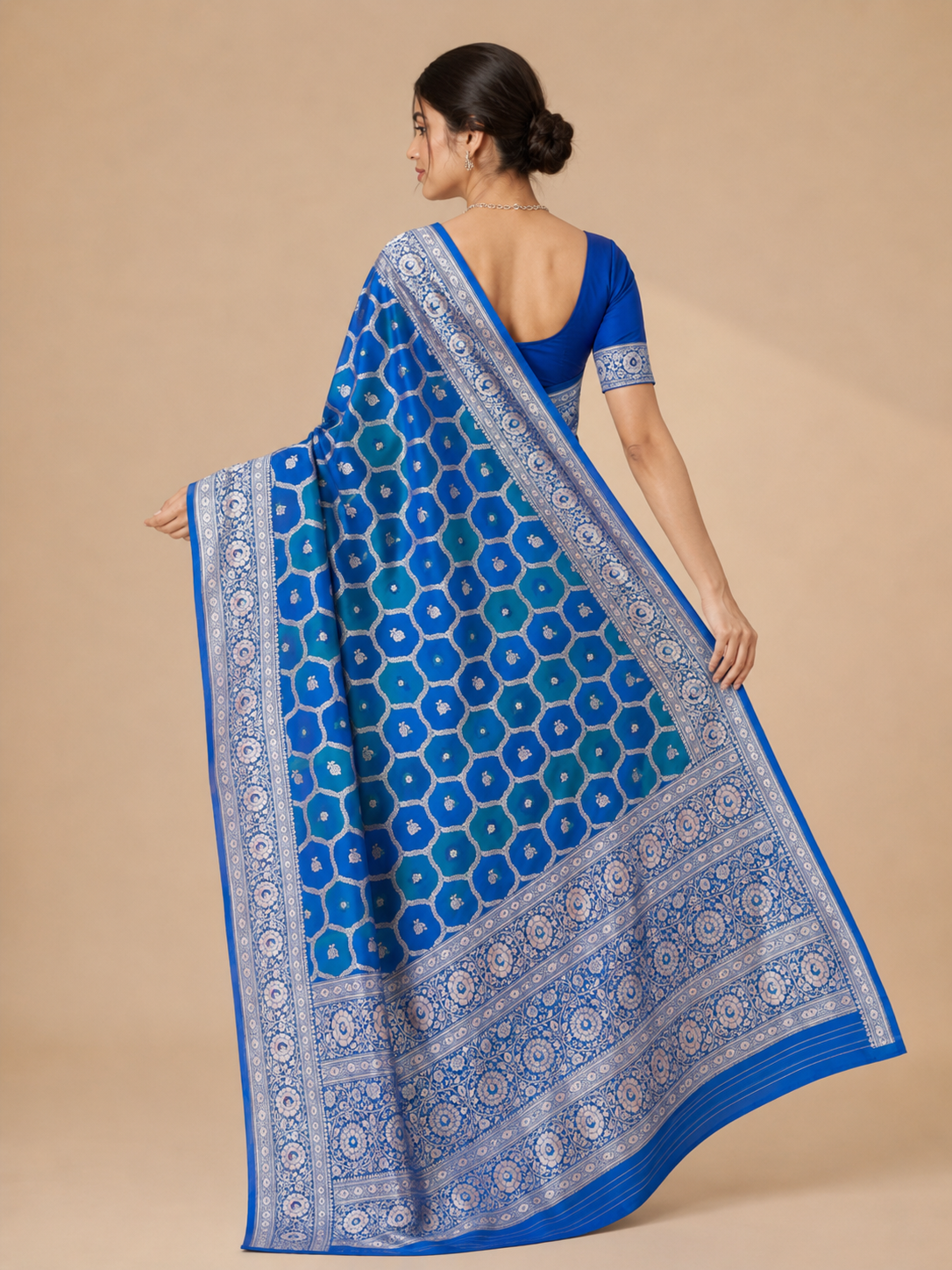 Rajranga Banarasi Mashru Katan Saree